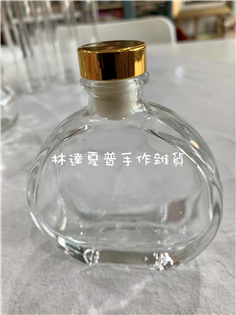 12奈奈瓶90ml金蓋玻璃瓶 ～浮游花
