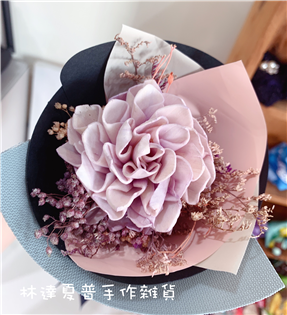 DF007紫色大理石花優雅小花束