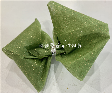 8cm聖誕綠色金蔥蝴蝶結