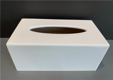 B42400-22 中型面紙盒（白）長22寬12高9cm