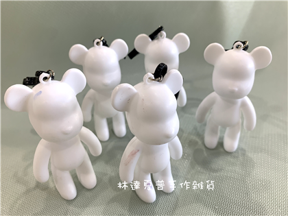 流體熊 白胚 白胚公仔 流體熊 13cm（含掛勾）