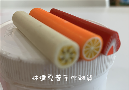 仿真迷你水果條～香蕉.柳橙.草莓 長度5cm直徑1cm