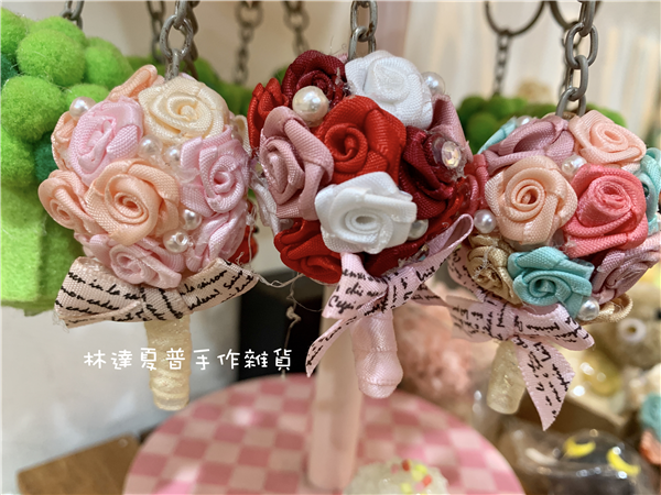 CD001玫瑰花吊飾