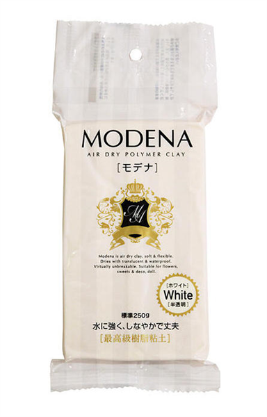 3109 MODENA樹脂土250g素材原色半透明最高級