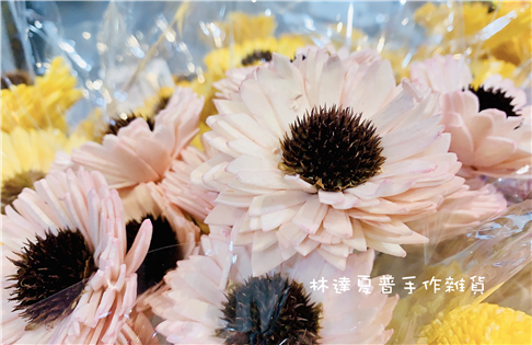 50199 索拉花-向日葵6CM粉色