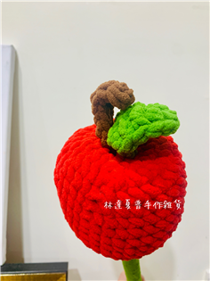 毛線編織大蘋果（寬10cm)