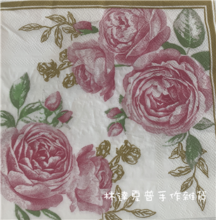 牡丹花餐巾紙