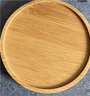 小圓形 竹製底胚 直徑9.5CM