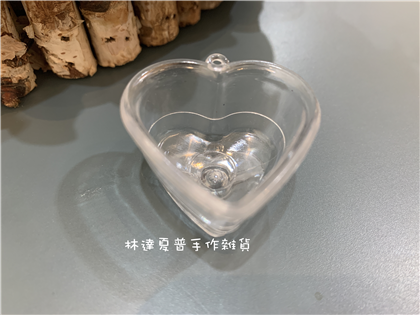 BK7516A08袖珍迷你杯(愛心杯）黏土吊飾3.7*3