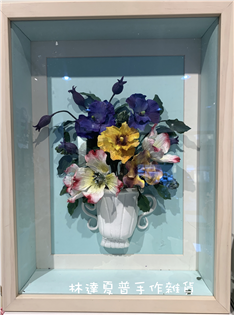 FLO2022 花水木三色堇框畫