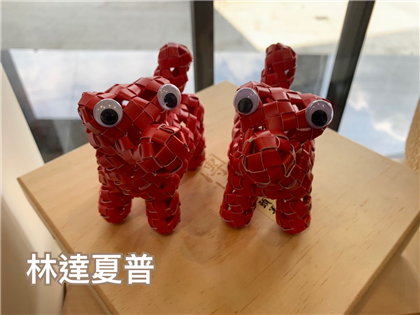 GL001石頭紙編織小狗
