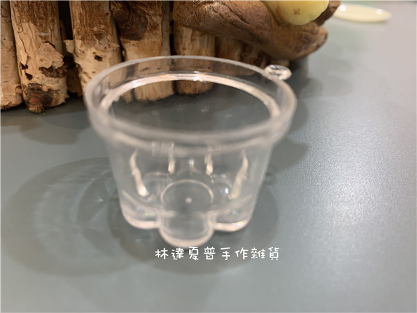 BK7516A07 袖珍迷你杯(布丁杯）黏土吊飾3.2*