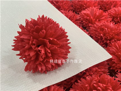 香皂花康乃馨花頭（紅色）
