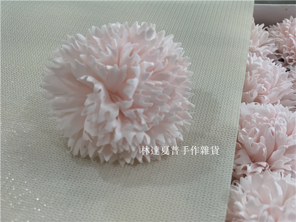 香皂花康乃馨花頭（淺粉）