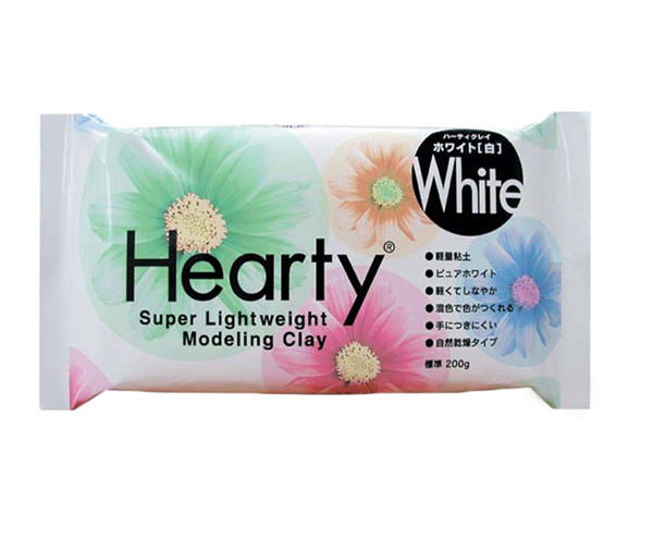 3107 Hearty 超輕土-白色 200g 