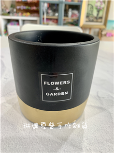 111010902546 YS004花盆(黑） 10*1