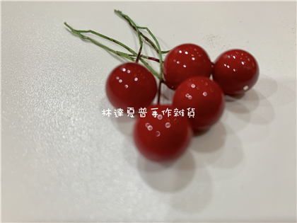 162000900404 泡沫紅果12mm (一束5支）